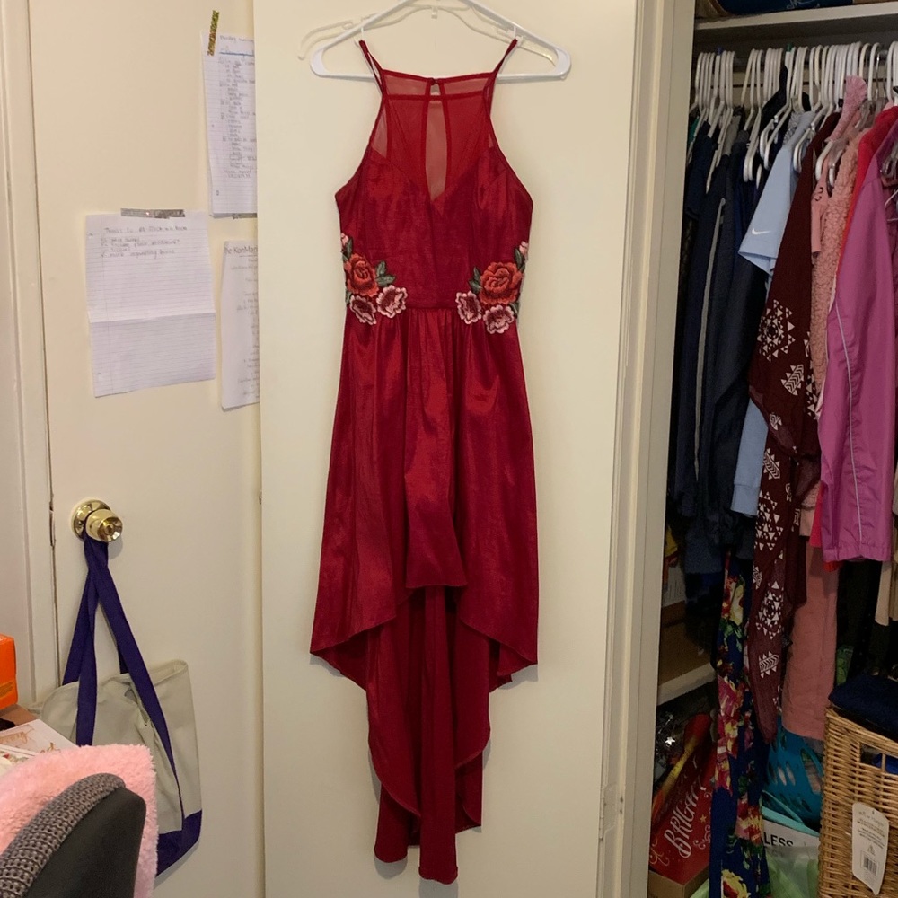 Red prom dress